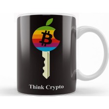 Baskı Dükkanı Bitcoin Gold Kupa Bardak Porselen