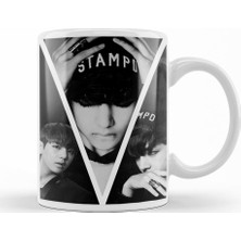 Baskı Dükkanı BTSBangtan Sonyeondan Dark Kim Taehyung Kupa Bardak Porselen