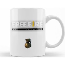 Baskı Dükkanı Free Fire Granade Kupa Bardak Porselen