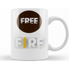 Baskı Dükkanı Free Fire Bolacha Verde Kupa Bardak Porselen