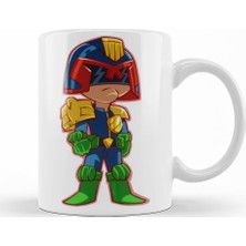 Baskı Dükkanı Judge Dredd Kupa Bardak Porselen