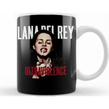 Baskı Dükkanı Lana del Rey Ultraviolence Kupa Bardak Porselen