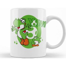 Baskı Dükkanı Mario Ve Yoshi Kupa Bardak Porselen