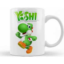 Baskı Dükkanı Mario Ve Yoshi Kupa Bardak Porselen