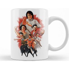 Baskı Dükkanı Masters of Hustle Kung Fu Hustle Kupa Bardak Porselen