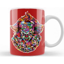 Baskı Dükkanı Pennywise The Colorful Version Kupa Bardak Porselen