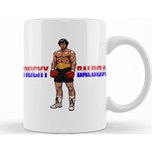 Baskı Dükkanı Rocky Balboa Kupa Bardak Porselen