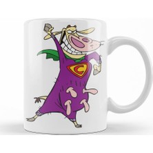 Baskı Dükkanı Super Vaca Kupa Bardak Porselen