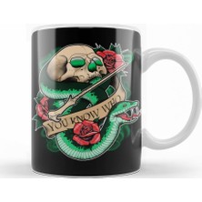 Baskı Dükkanı Voldemort You Know Who Kupa Bardak Porselen