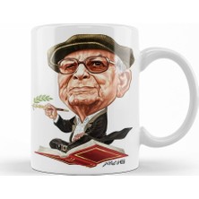 Baskı Dükkanı Yaşar Kemal Kupa Bardak Porselen