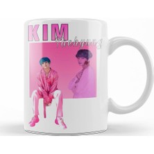 Baskı Dükkanı BTS Kim Taehyung V 90s Kupa Bardak Porselen