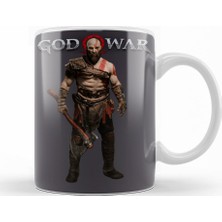 Baskı Dükkanı God Of War Kratos Kupa Bardak Porselen
