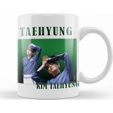 Baskı Dükkanı Kim Seokjin Vintage Bts Kupa Bardak Porselen