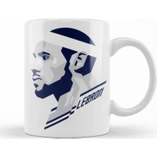 Baskı Dükkanı Lebron James Kupa Bardak Porselen