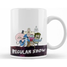 Baskı Dükkanı Regular Show Kupa Bardak Porselen