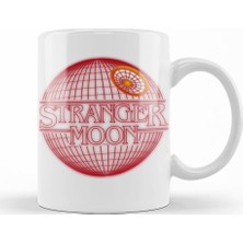 Baskı Dükkanı Stranger Moon Kupa Bardak Porselen