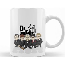Baskı Dükkanı The Godfather İllüstrasyon Kupa Bardak Porselen