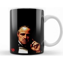 Baskı Dükkanı The Godfather Popart Kupa Bardak Porselen