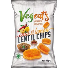 Vegeat's Chili Limon Aromalı Mercimek Cipsi 12 Paket