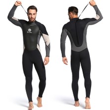 Myledi Erkekler 3 mm Geri Zip Tam Vücut Wetsuit Yüzme Sörf