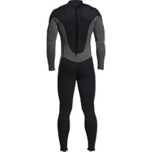 Myledi Erkekler 3 mm Geri Zip Tam Vücut Wetsuit Yüzme Sörf