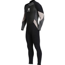 Myledi Erkekler 3 mm Geri Zip Tam Vücut Wetsuit Yüzme Sörf