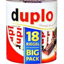 Ferrero Duplo Büyük Paket 327 gr  18'li Sütlü Çikolata