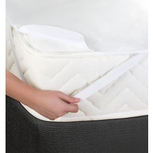 Madame Coco Sıvı Geçirmez Lastikli Yatak Alezi - Çift Kişilik