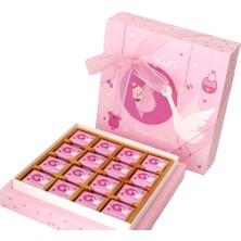 Balaban Promosyon Kişiye Özel 48'li Karton Kutu Kız Bebek Çikolatası