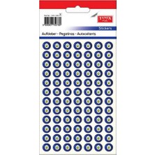 Tanex STC-170 Nazar Boncuğu Çıkartma Etiket 10 mm Çaplı 96'lı