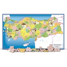 Art Puzzle Türkiye Siyasi Haritası 81 Parça Frame Puzzle