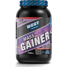 West Nutrition Mass Gainer 1500 Gram 15 Servis Çilek Aromalı