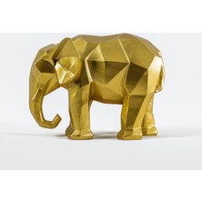 Irma Home  Özel Tasarım Dekoratif Biblo Kare Fil Obje