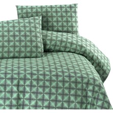 Menderes Home Efekt Yeşil Tek Kişilik Nevresim+Yastık