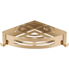 Venezia Köşe Banyo Rafı Flat Gold