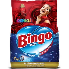 Bingo Renkli Toz Çamaşır Deterjanı 7 Kg