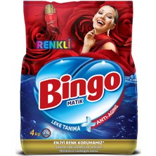 Bingo Renkli Toz Çamaşır Deterjanı 4 Kg