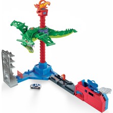 Hot Wheels Fırlatıcılı Ejderha Macerası Oyun Seti GJL13
