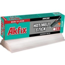 Akfix Sıcak Mum Silikon Çubuk Kalın 11.2X300 mm 1 kg (1 Paket)