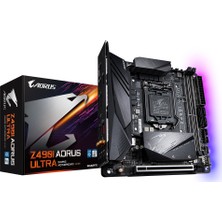 Gigabyte Aorus Z490I Aorus Ultra Intel Z490 2133 MHz DDR4 Soket 1200 ITX Anakart