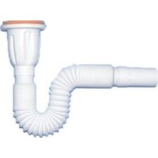 Muffmatik Körüklü Lavabo Sifonu Plastik Süzgeçli 70 cm