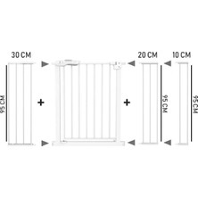 Evokids Ekstra Uzun Çocuk Güvenlik Kapı - Uzatma Aparatı - 20 cm