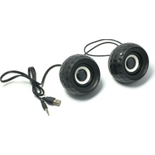Magicvoice 1+1 USB Mini Speaker Siyah