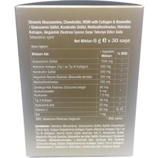 Dinamis Glucosamıne Chondroitin Msm With Collagen Boswellia 6 gr x 30 Şase