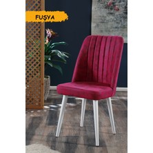 MyMassa Polo Sandalye Beyaz Ahşap Ayaklı