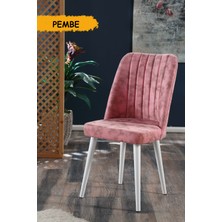 MyMassa Polo Sandalye Beyaz Ahşap Ayaklı