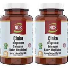 Ncs Çinko Bisglisinat & Bakır Selenium Zinc 2 x 60 Tablet