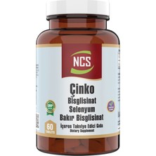 Ncs Çinko Bisglisinat & Bakır Selenium Zinc 2 x 60 Tablet