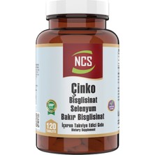 Ncs Çinko Bisglisinat & Bakır Selenium Zinc 3 x 120 Tablet