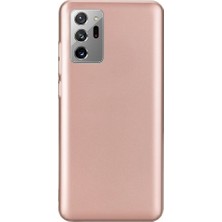 Gpack Samsung Galaxy Note 20 UItra Kılıf Premier Silikon Esnek Koruma Bronz